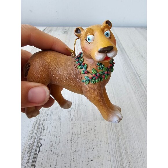 Lioness lion wreath ornament Xmas tree - Picture 2 of 9